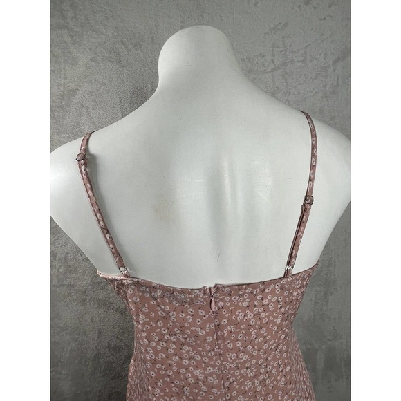 SHEIN Womens Dress SzM US 6 Adjustable Length Floral Print Spaghetti Straps - Picture 5 of 10